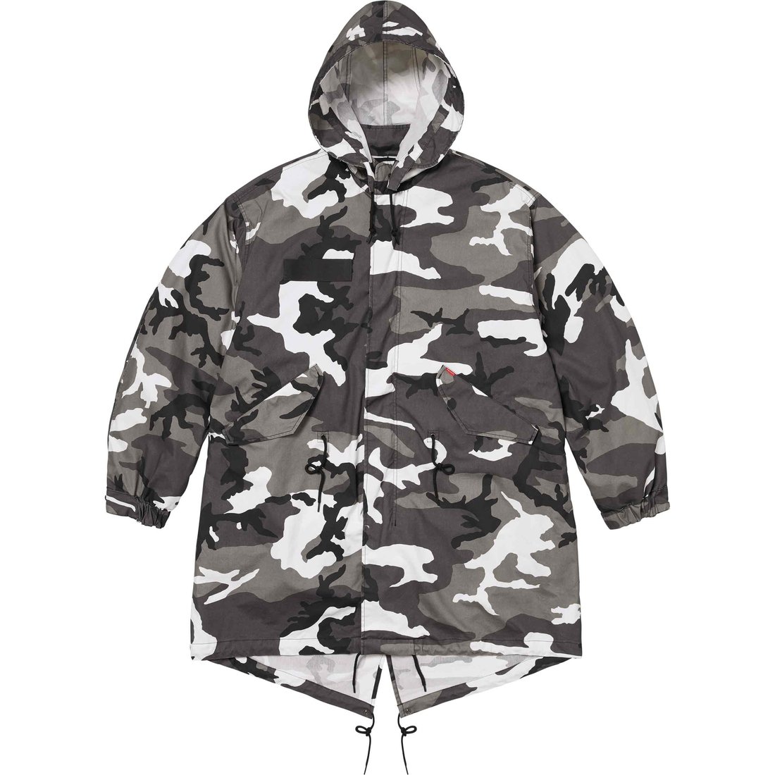Details on Futura Fishtail Parka Snow Camo from spring summer
                                                    2024 (Price is $498)