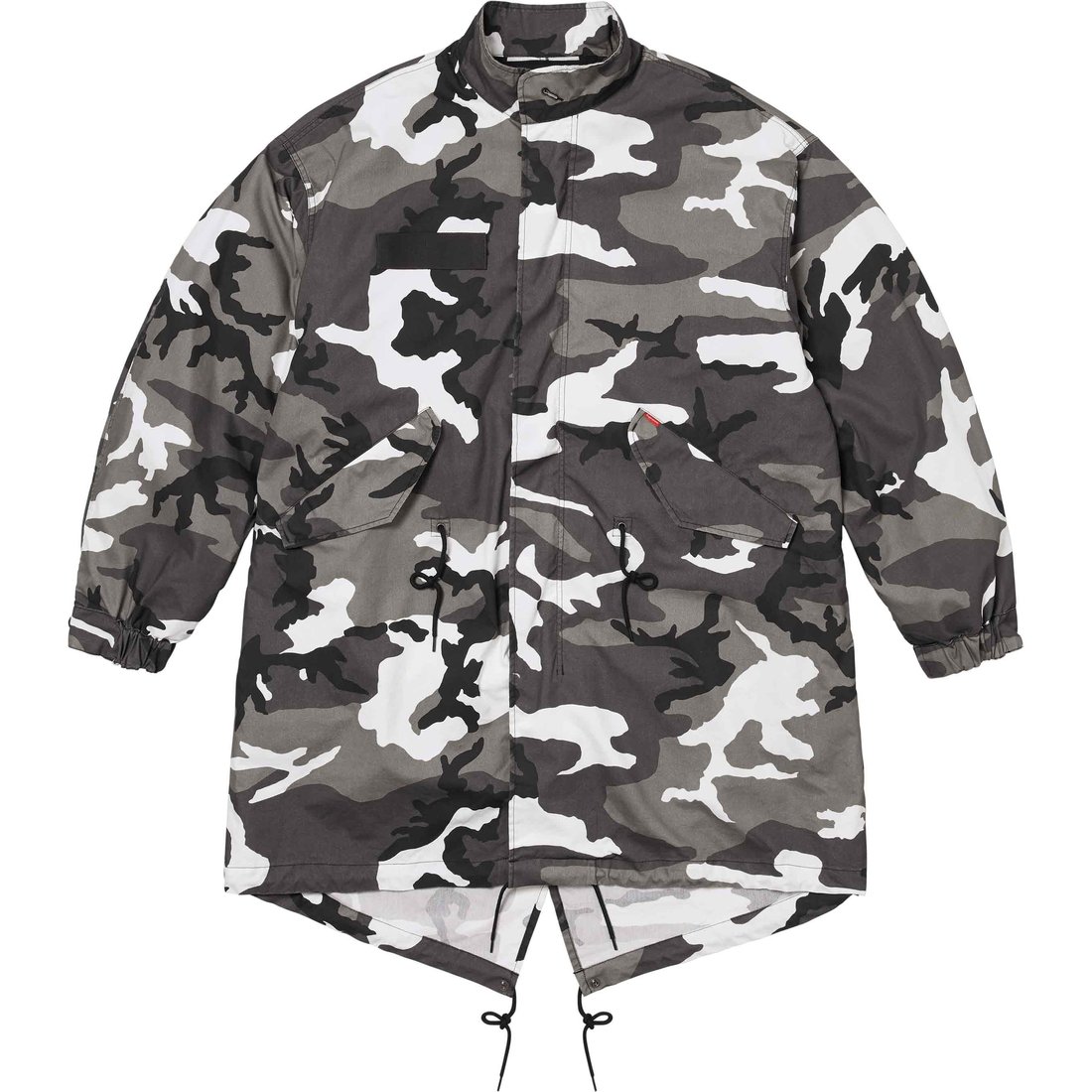 Details on Futura Fishtail Parka Snow Camo from spring summer
                                                    2024 (Price is $498)