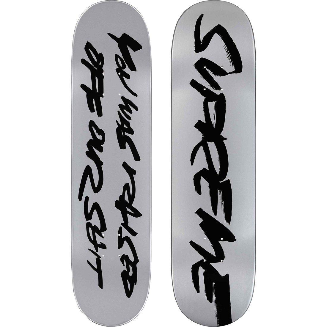 Details on Futura Skateboard Silver - 8.125" x 32" from spring summer
                                                    2024 (Price is $60)