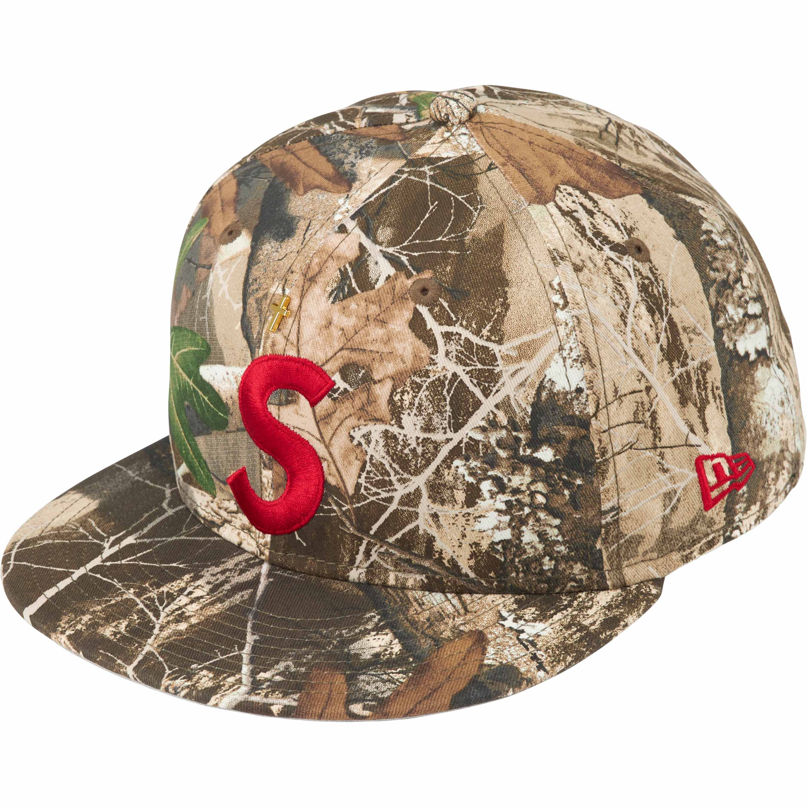 Gold Cross S Logo New Era - spring summer 2024 - Supreme