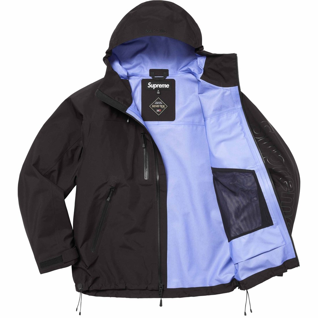 Details on GORE-TEX Taped Seam Shell Jacket Black from spring summer
                                                    2024 (Price is $398)