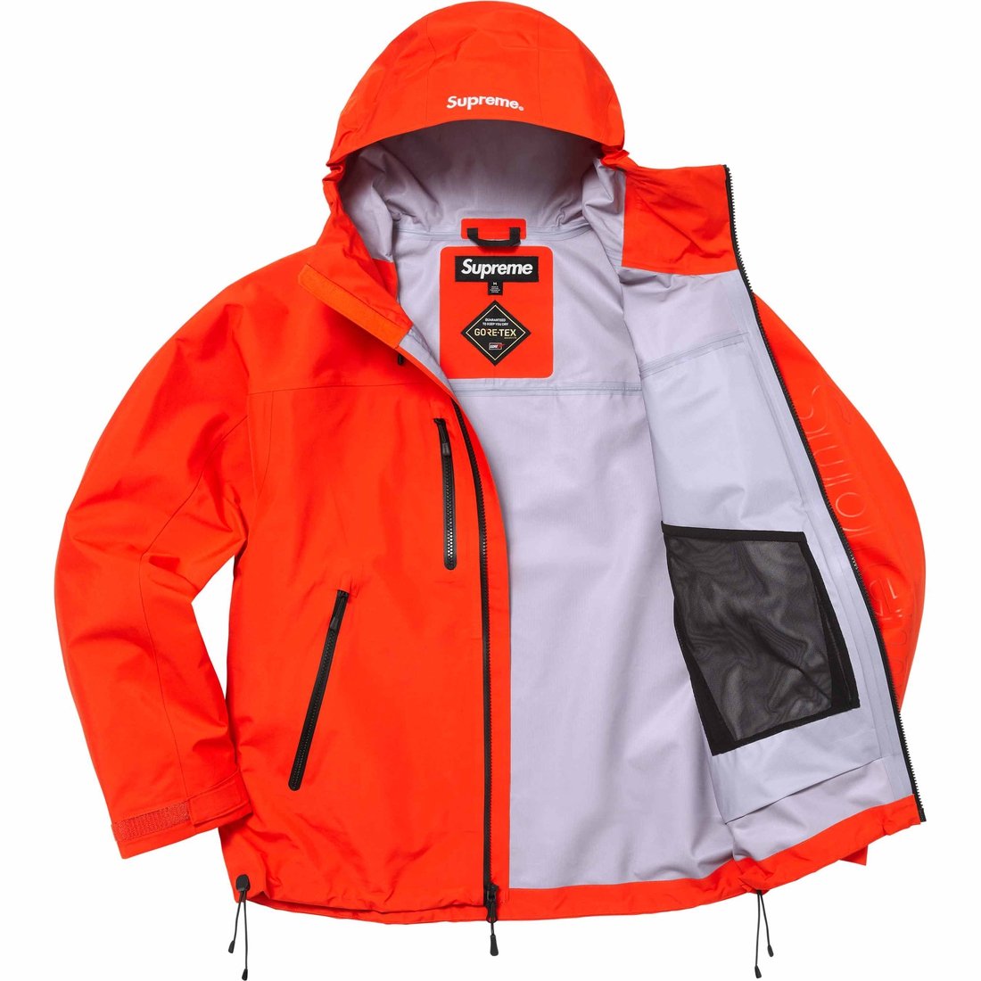 Details on GORE-TEX Taped Seam Shell Jacket Orange from spring summer
                                                    2024 (Price is $398)