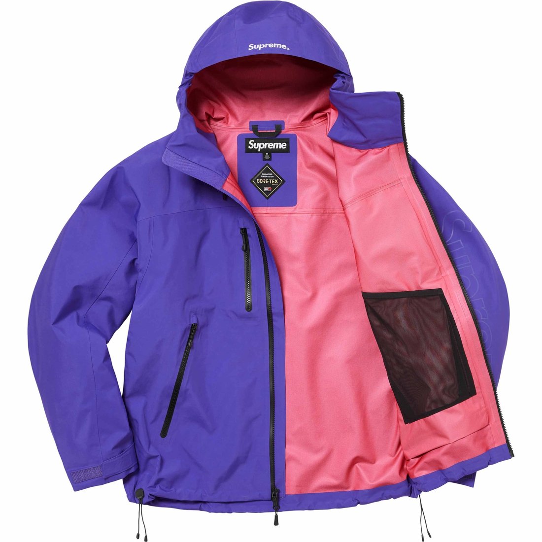 Supreme GORE-TEX Taped Seam Shell Jacket (SS24) - Purple - $398