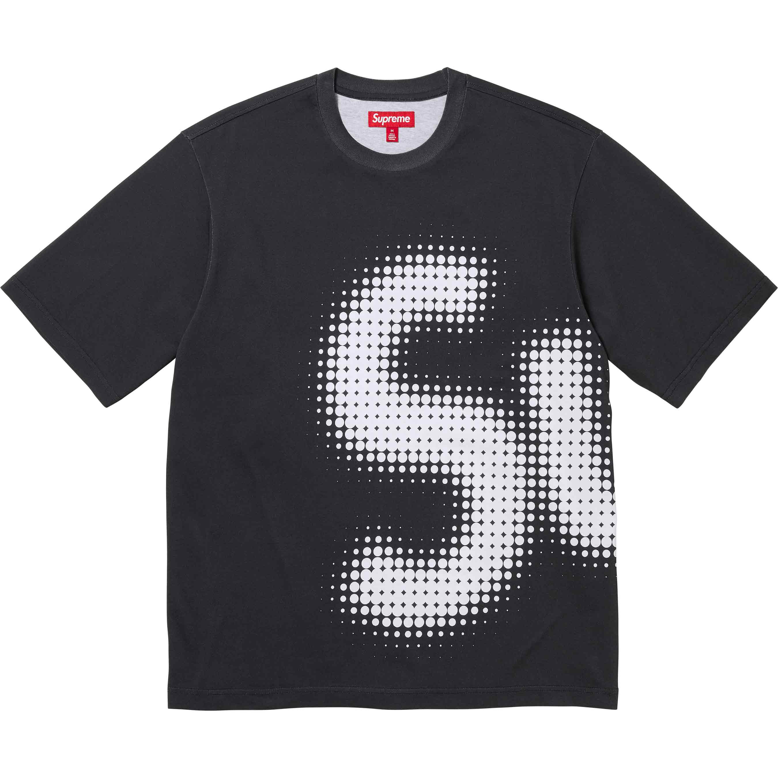 【新品Lサイズ】Supreme Halftone S/S Top Blackトップス