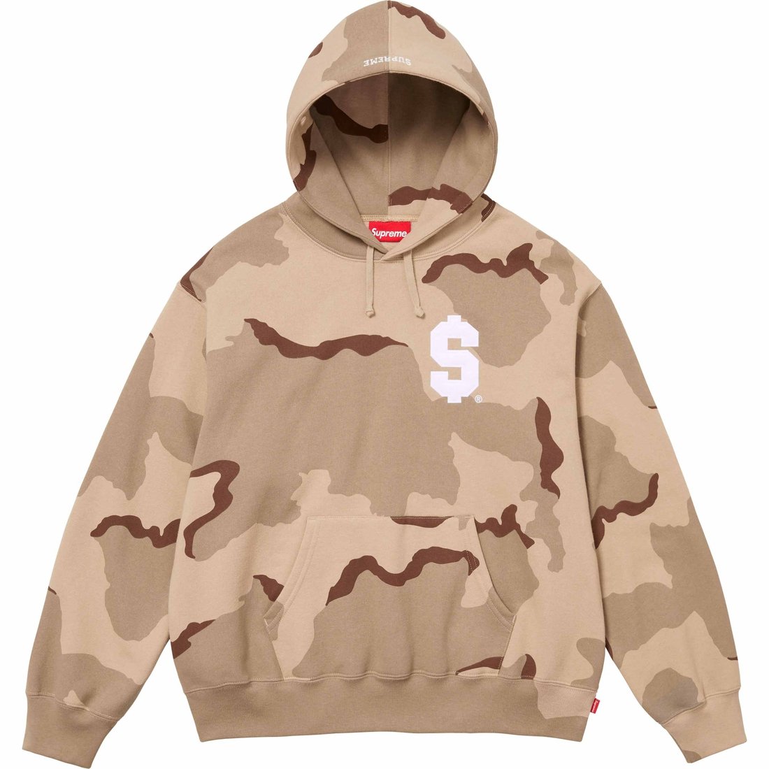 Details on $ Hooded Sweatshirt Desert Camo from spring summer
                                                    2024 (Price is $158)