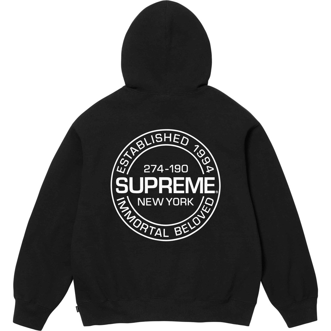 Details on Immortal Hooded Sweatshirt Black from spring summer
                                                    2024 (Price is $158)