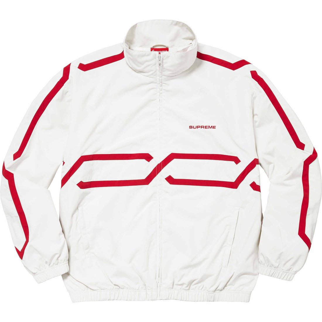 Details on Inset Link Track Jacket Light Grey from spring summer
                                                    2024 (Price is $178)