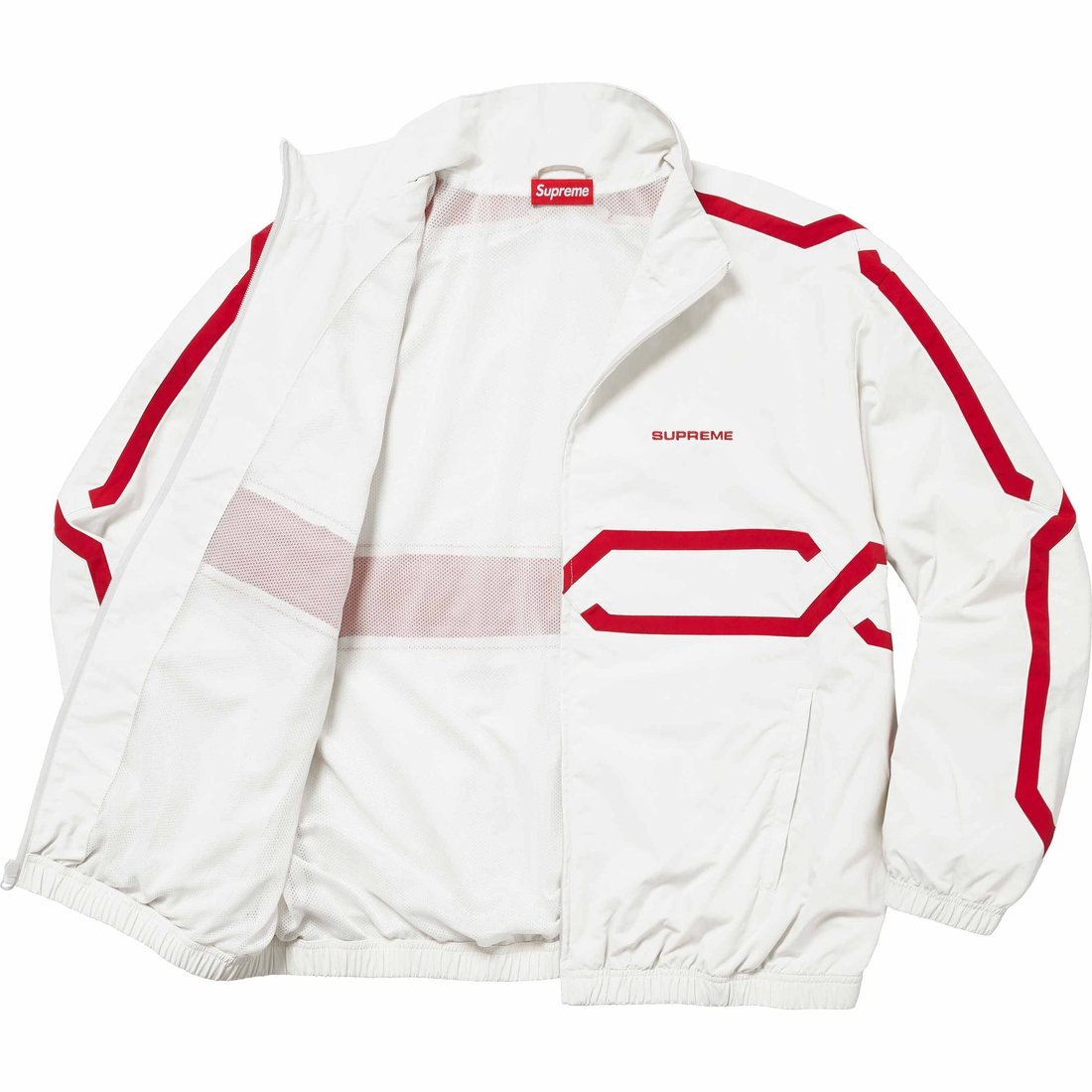 Details on Inset Link Track Jacket Light Grey from spring summer
                                                    2024 (Price is $178)