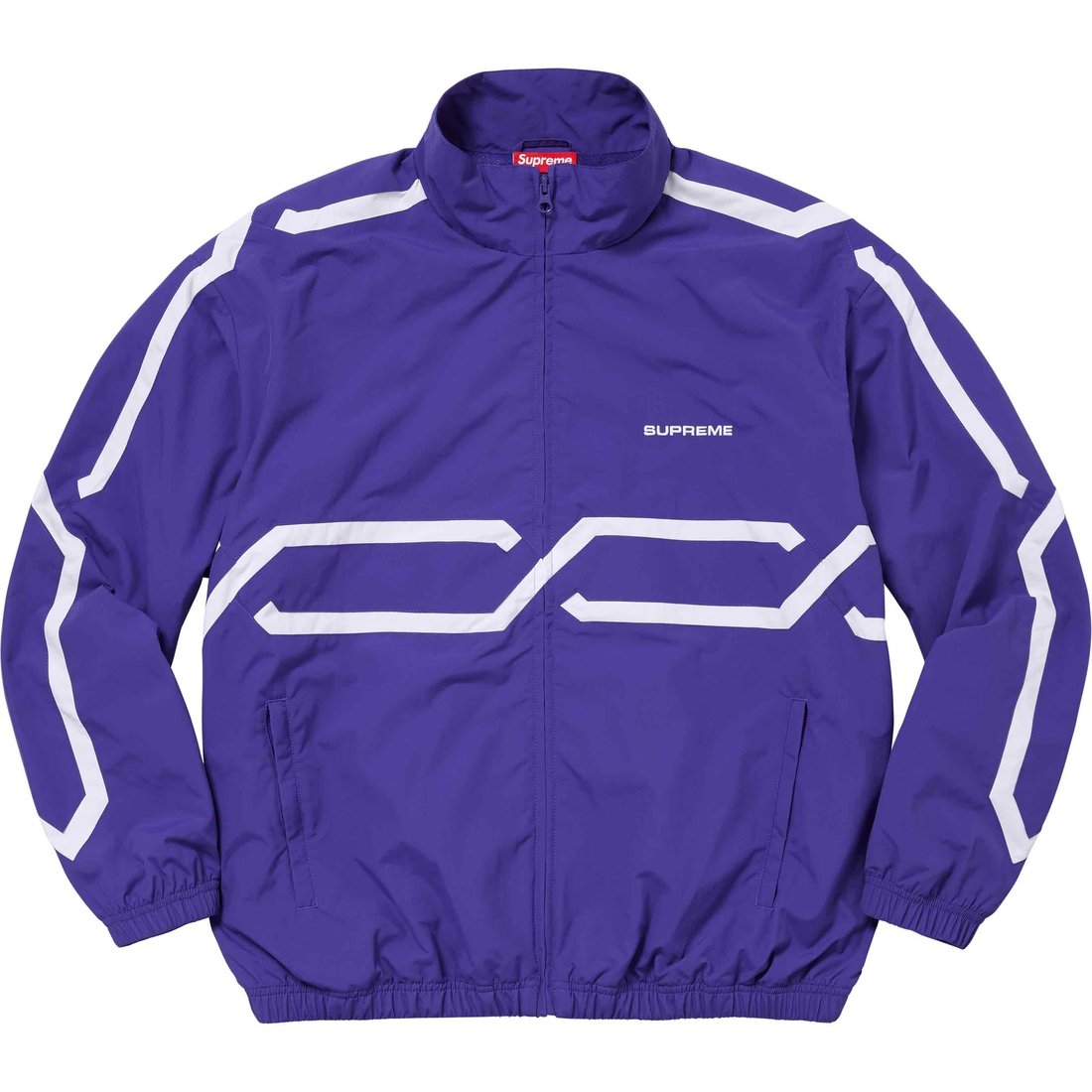 Details on Inset Link Track Jacket Purple from spring summer
                                                    2024 (Price is $178)