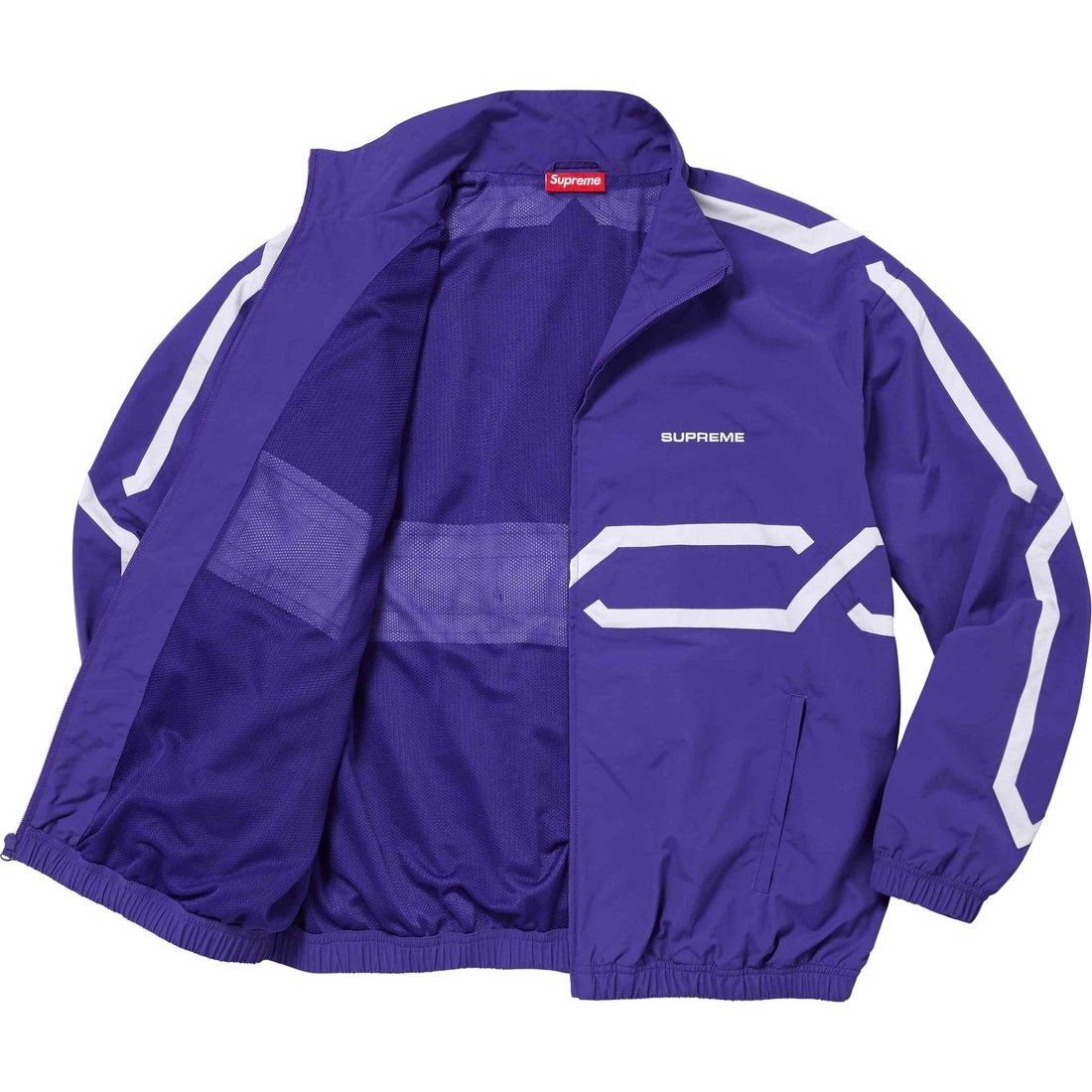Supreme Inset Link Track Jacket (SS24) - Purple - $178