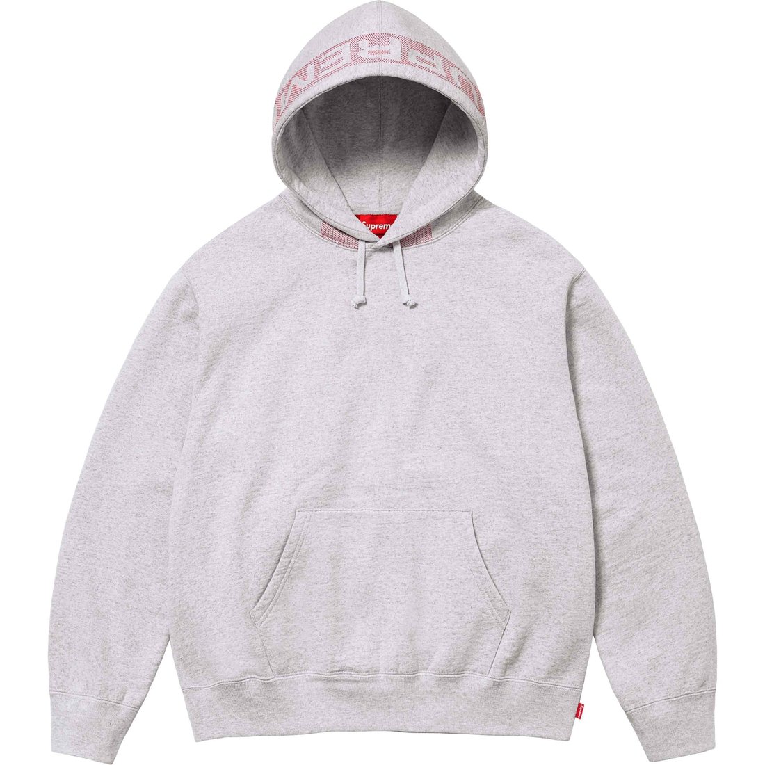 Details on Jacquard Stripe Hooded Sweatshirt Ash Grey from spring summer
                                                    2024 (Price is $158)