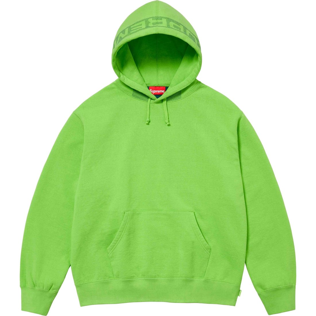 Details on Jacquard Stripe Hooded Sweatshirt Bright Green from spring summer
                                                    2024 (Price is $158)