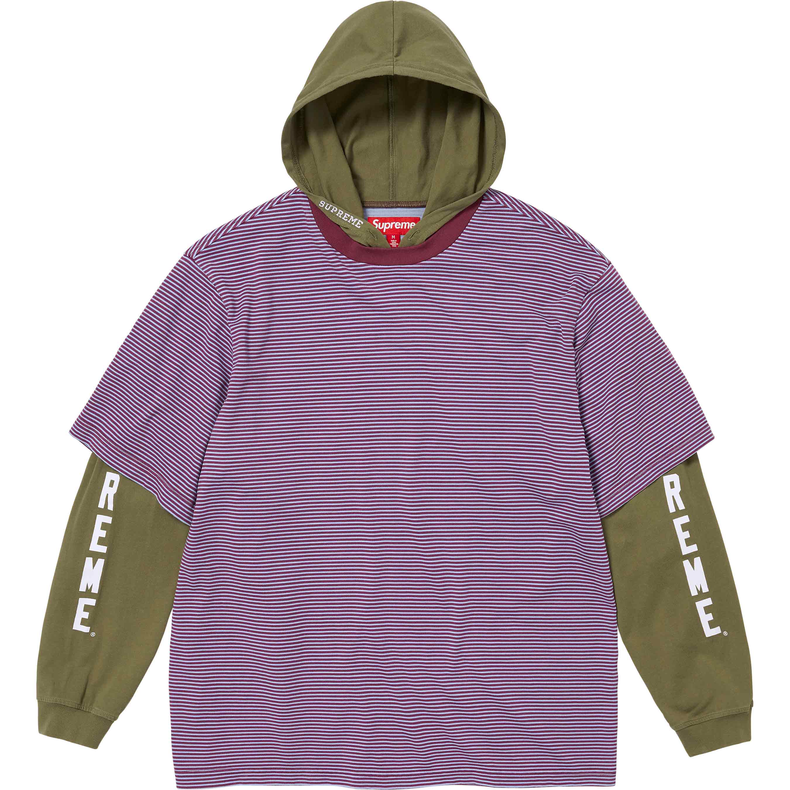 Layered Hooded L S Top - spring summer 2024 - Supreme