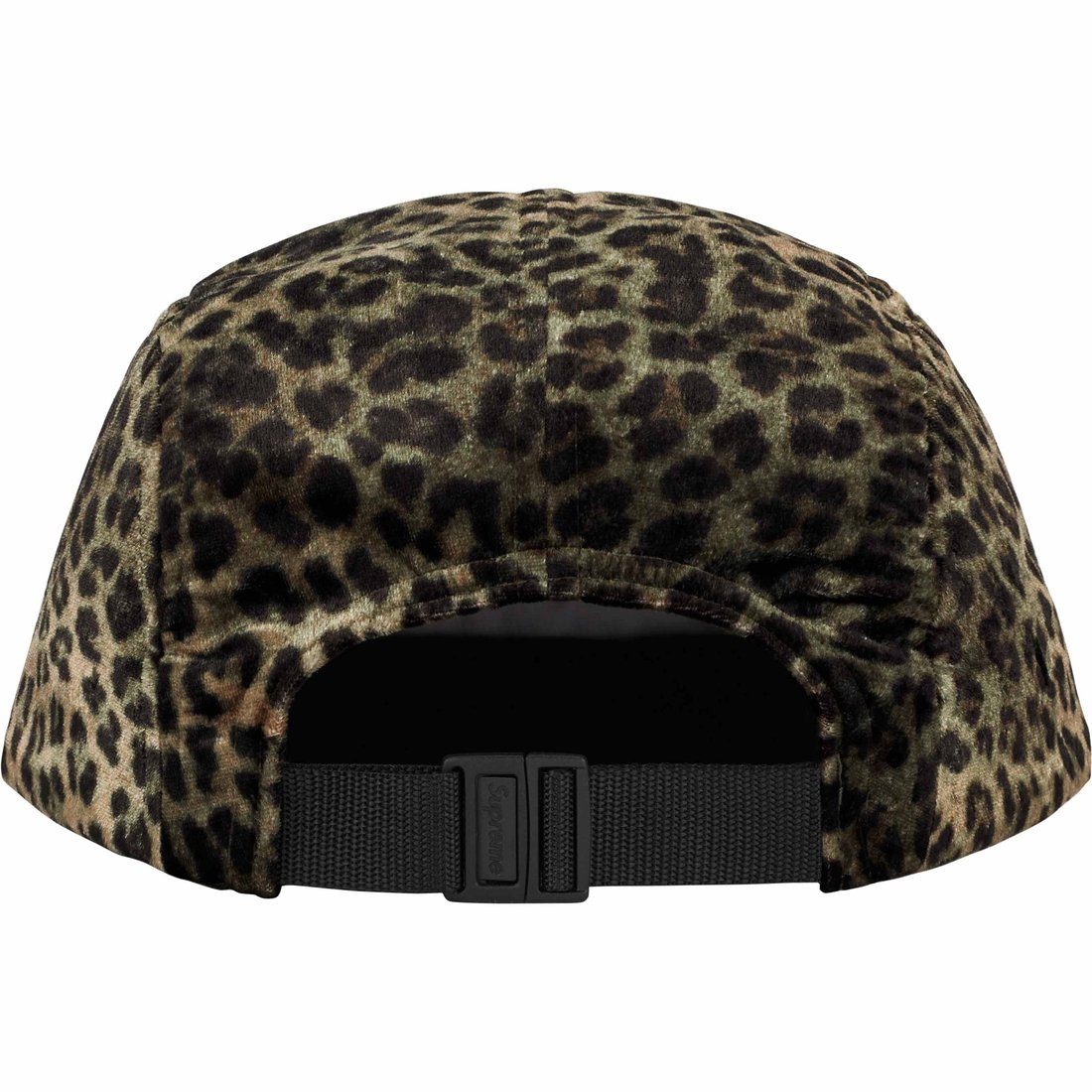 Details on Leopard Velvet Camp Cap Olive from spring summer
                                                    2024 (Price is $58)