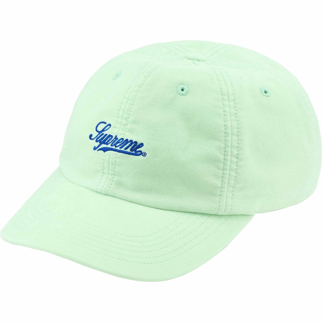 Details on Lightweight Moleskin 6-Panel Green from spring summer
                                                    2024 (Price is $54)
