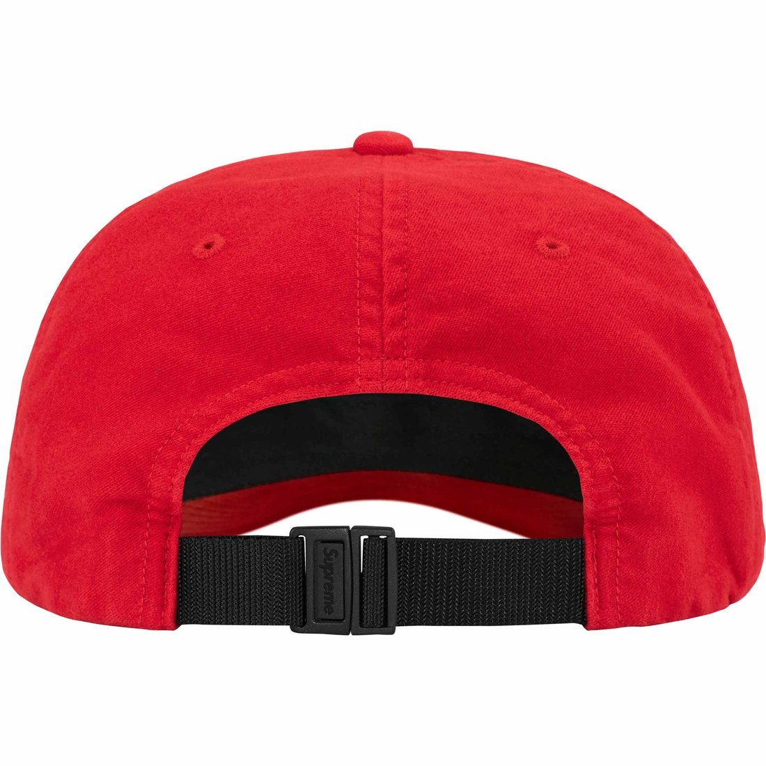 Details on Lightweight Moleskin 6-Panel Red from spring summer
                                                    2024 (Price is $54)