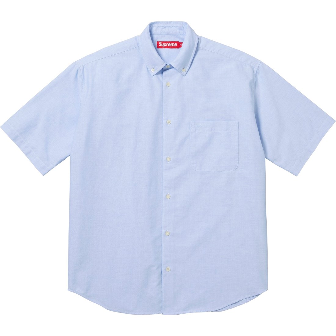 Details on Loose Fit S S Oxford Shirt Light Blue from spring summer
                                                    2024 (Price is $128)