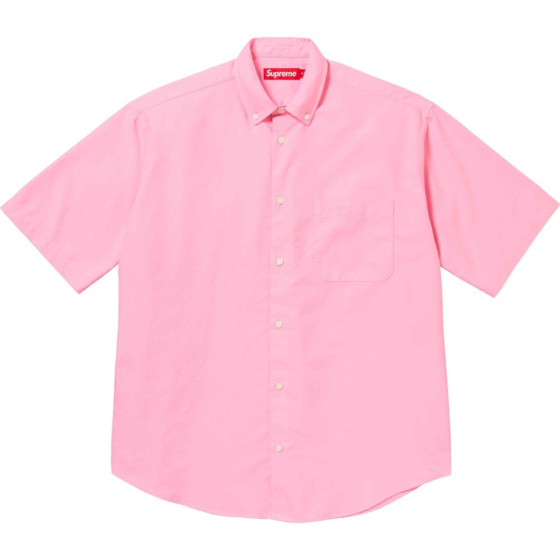 Details on Loose Fit S S Oxford Shirt Pink from spring summer
                                                    2024 (Price is $128)