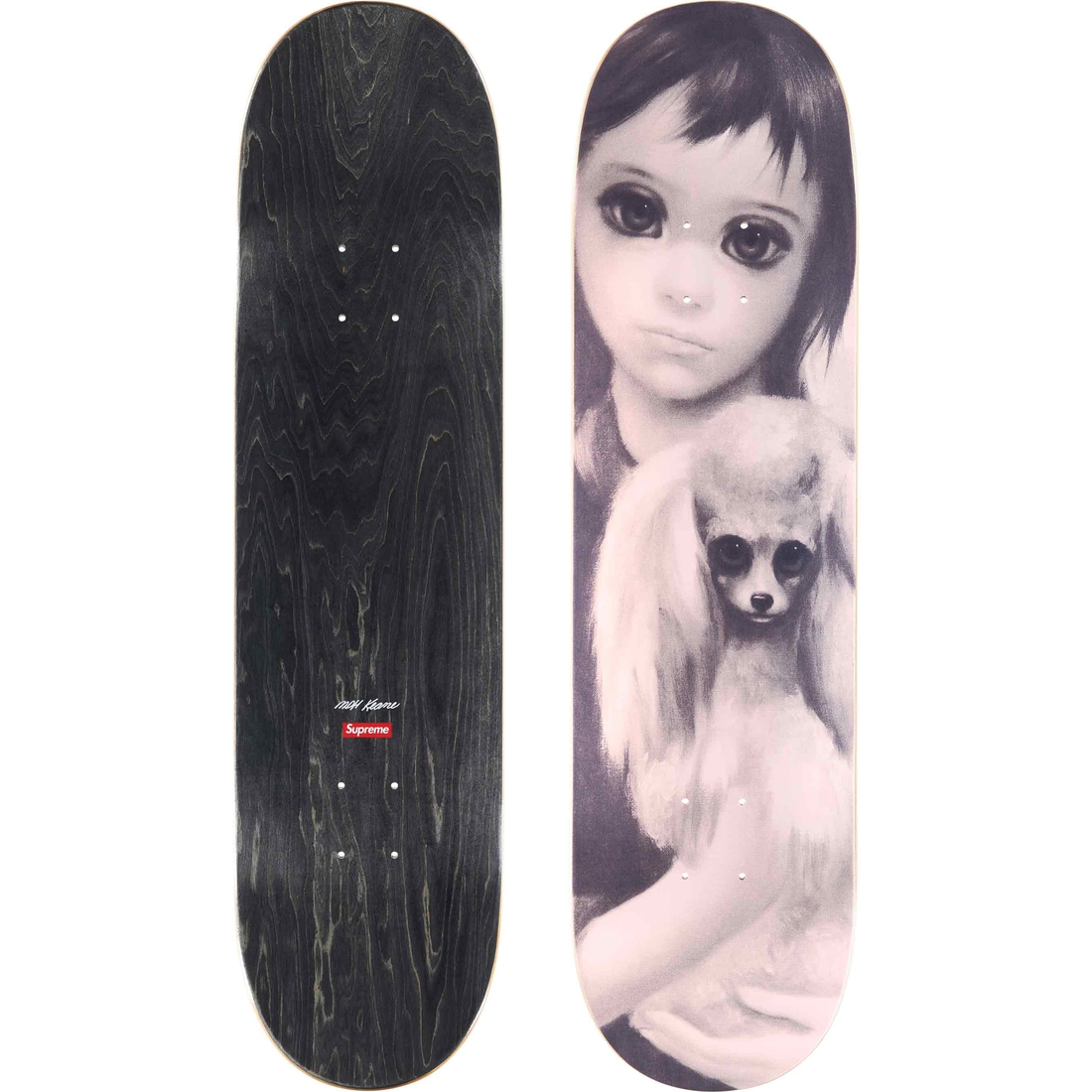 Details on Margaret Keane Best Friends Skateboard Grey - 8.25" x 32" from spring summer
                                                    2024 (Price is $78)