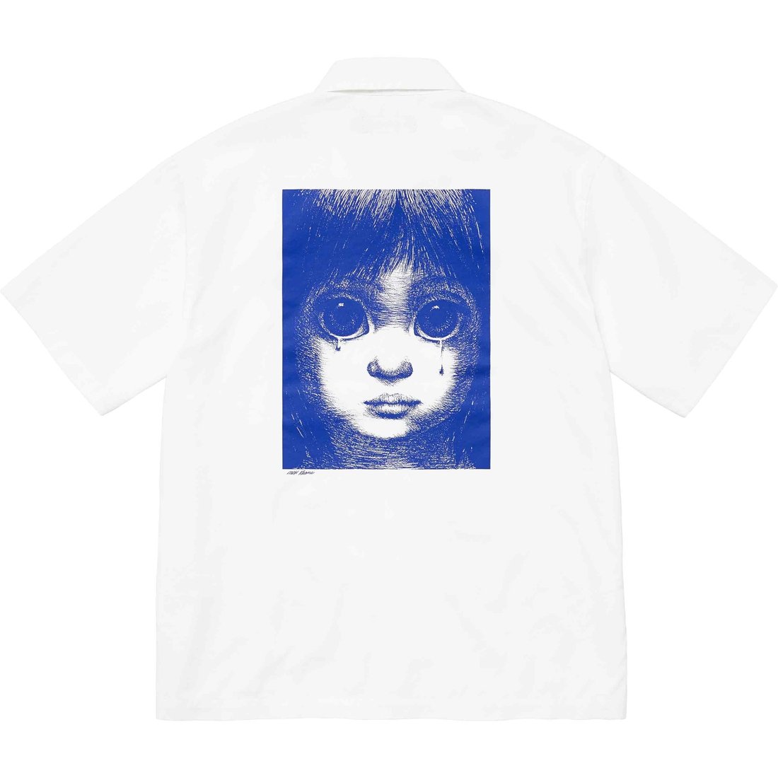 Details on Margaret Keane Teardrop S S Work Shirt White from spring summer
                                                    2024 (Price is $138)