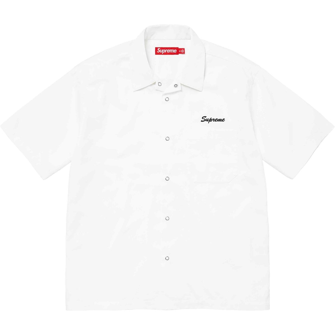 Details on Margaret Keane Teardrop S S Work Shirt White from spring summer
                                                    2024 (Price is $138)
