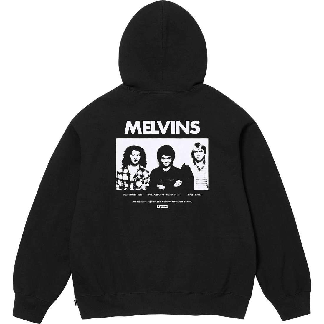 Supreme Melvins Hooded Sweatshirt (SS24) - Black - $168