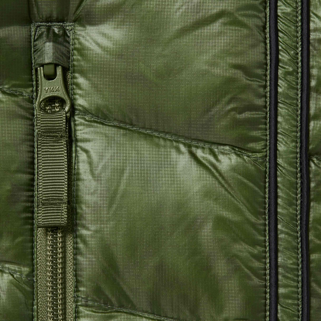 Details on Micro Down Jacket Olive from spring summer
                                                    2024 (Price is $248)