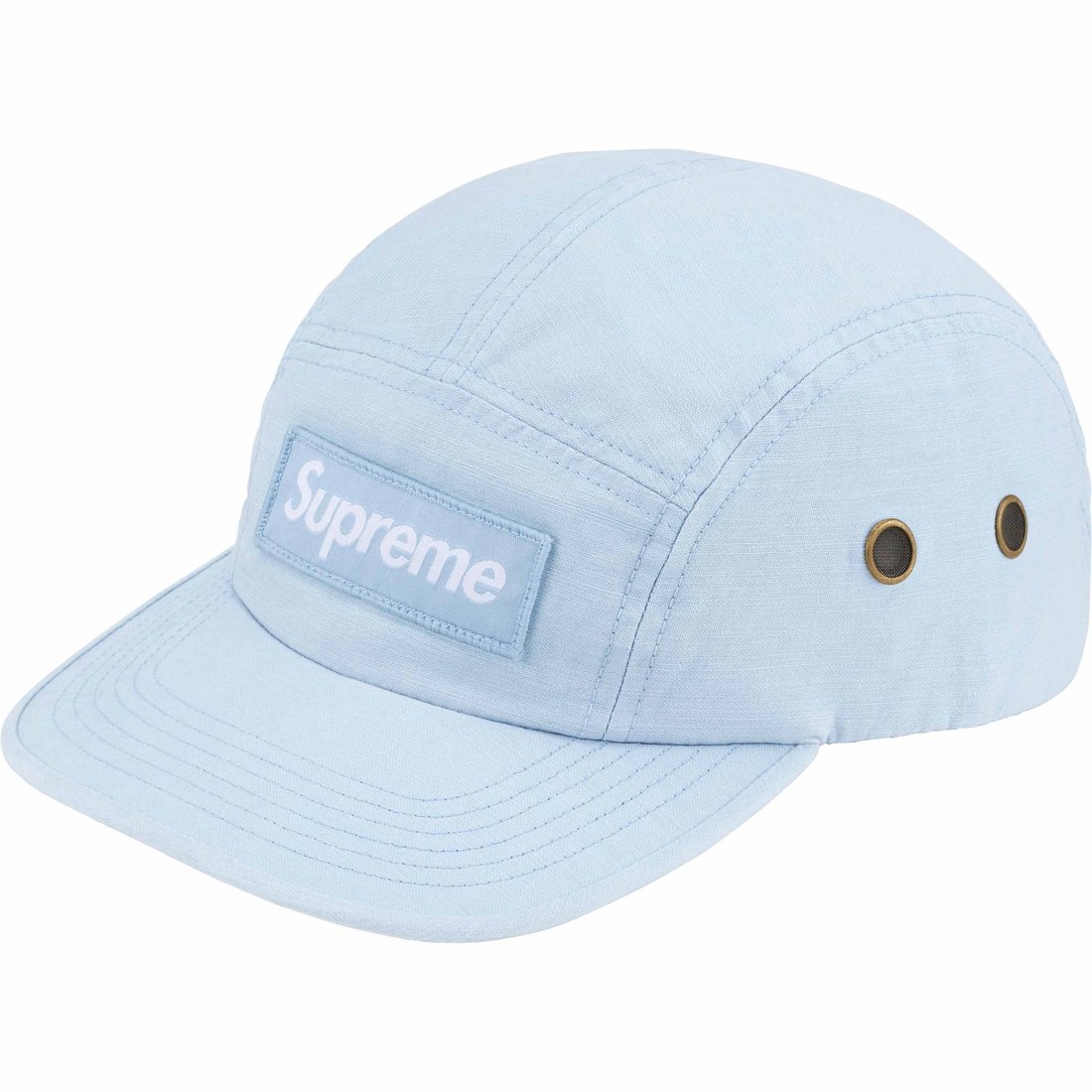 Details on Military Camp Cap Light Blue from spring summer
                                                    2024 (Price is $48)