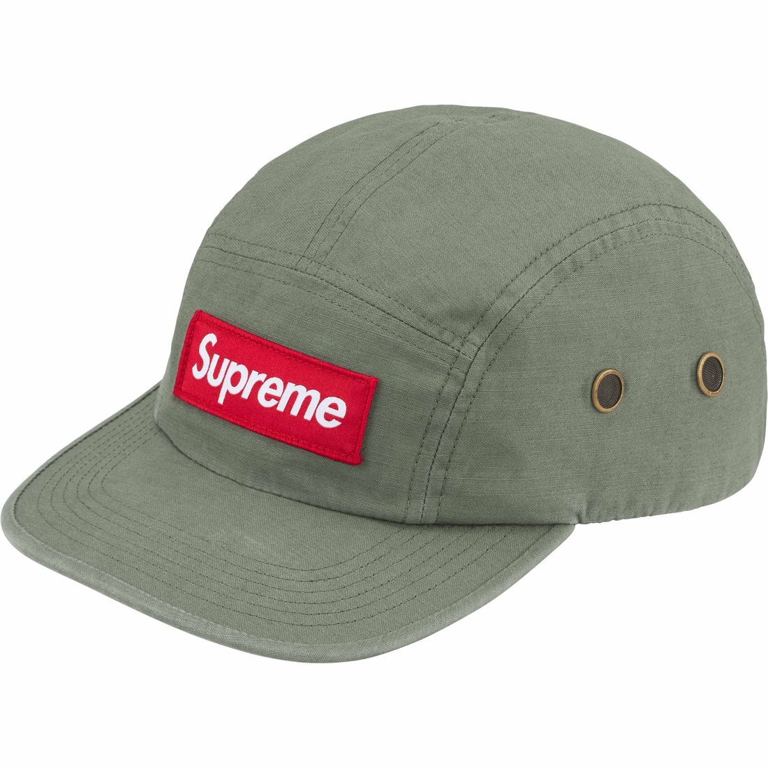 Details on Military Camp Cap Olive from spring summer
                                                    2024 (Price is $48)