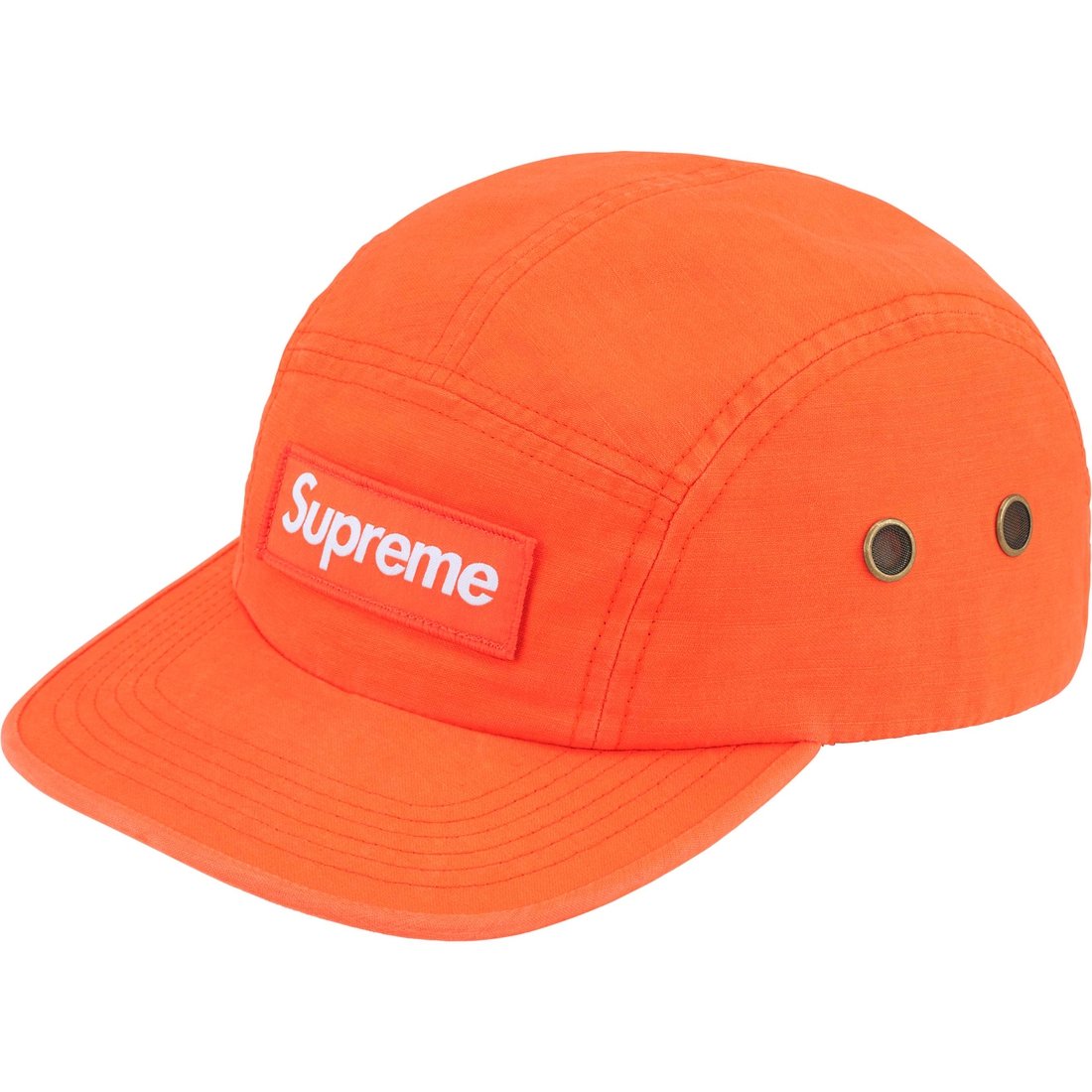 Details on Military Camp Cap Orange from spring summer
                                                    2024 (Price is $48)