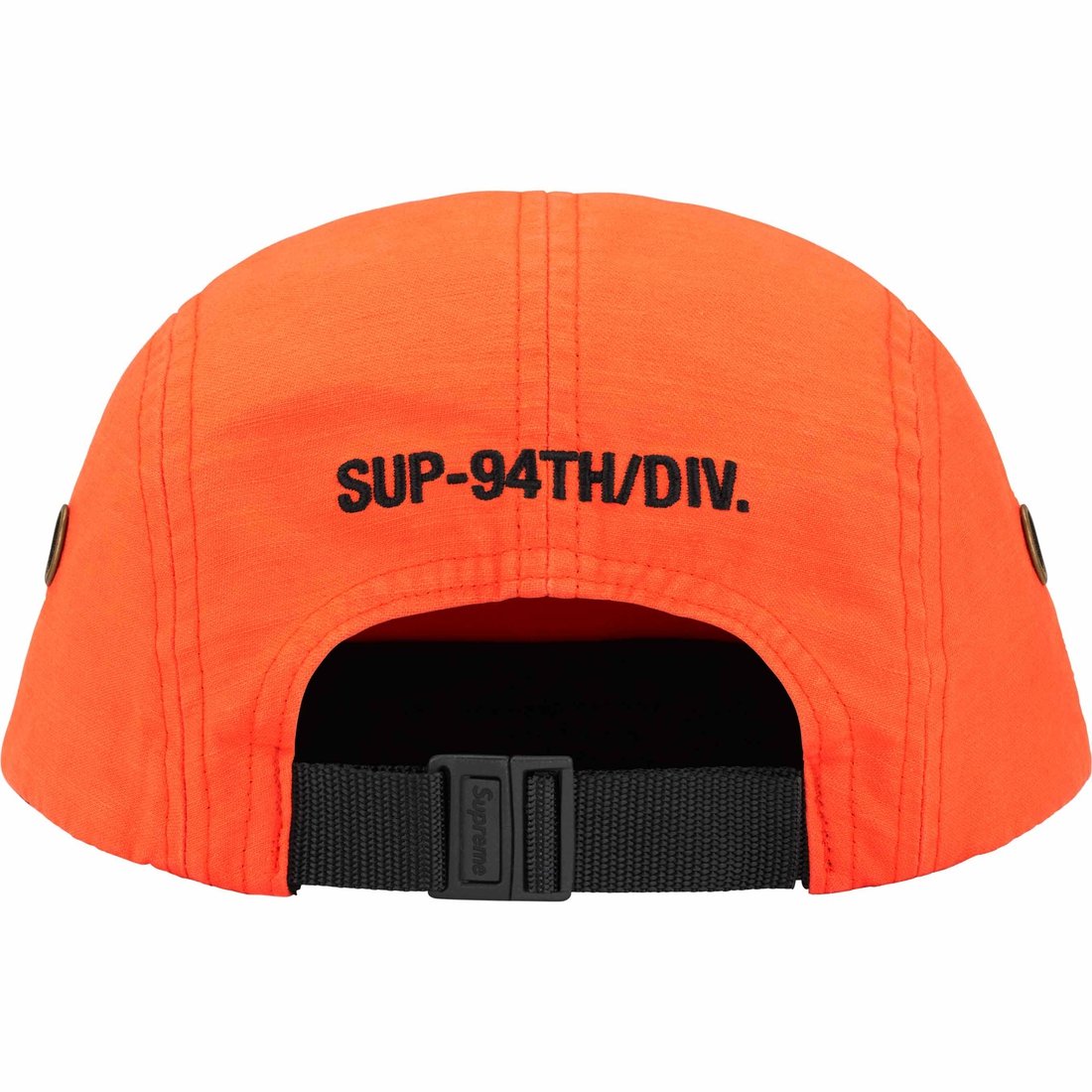 Details on Military Camp Cap Orange from spring summer
                                                    2024 (Price is $48)