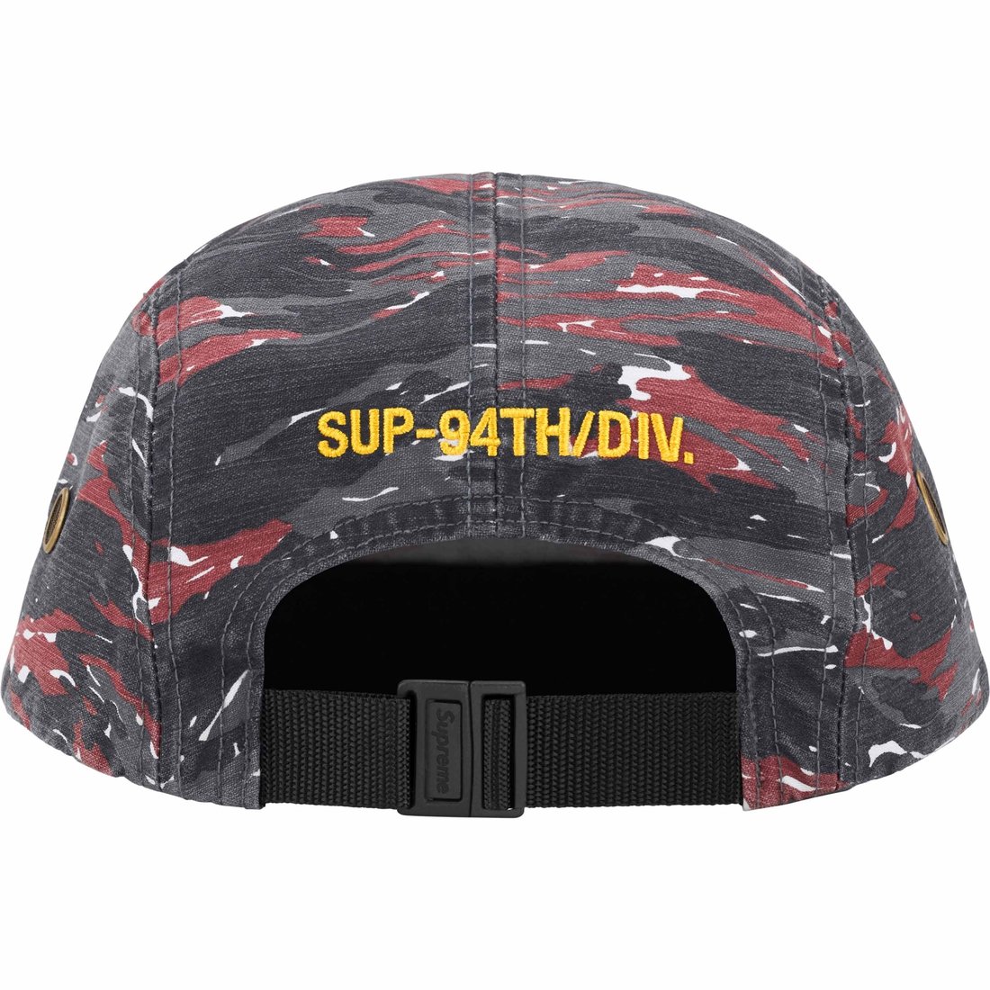 Details on Military Camp Cap Red Tiger from spring summer
                                                    2024 (Price is $48)