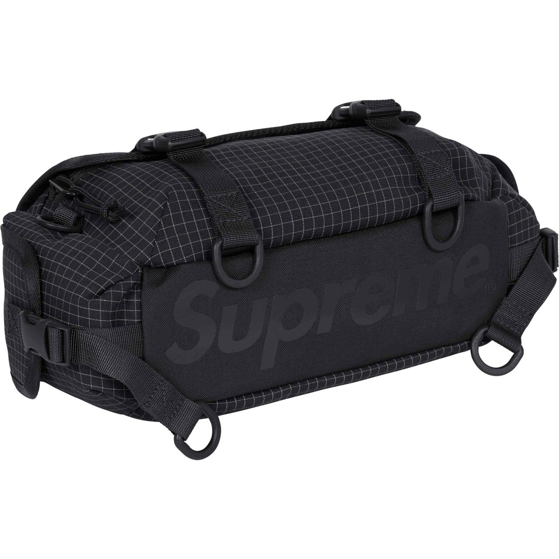 Details on Mini Duffle Bag Black from spring summer
                                                    2024 (Price is $110)