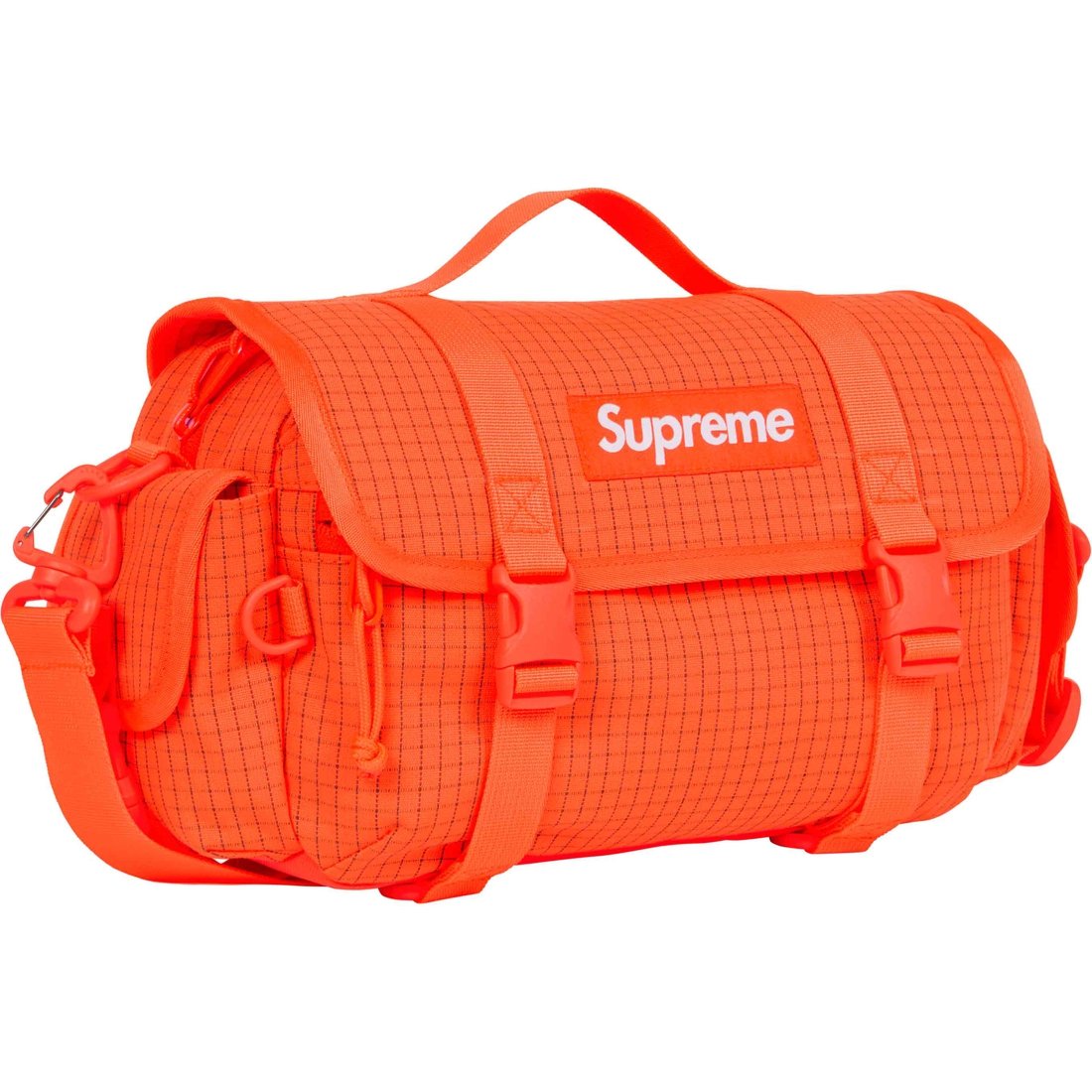 Details on Mini Duffle Bag Orange from spring summer
                                                    2024 (Price is $110)