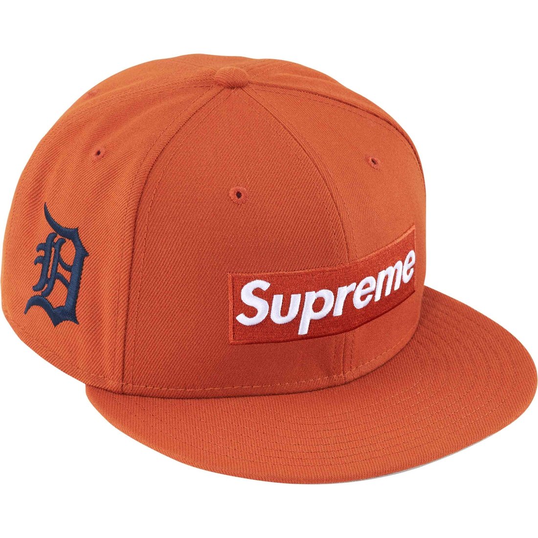 Details on MLB Teams Box Logo New Era Burnt Orange - Detroit from spring summer
                                                    2024 (Price is $68)