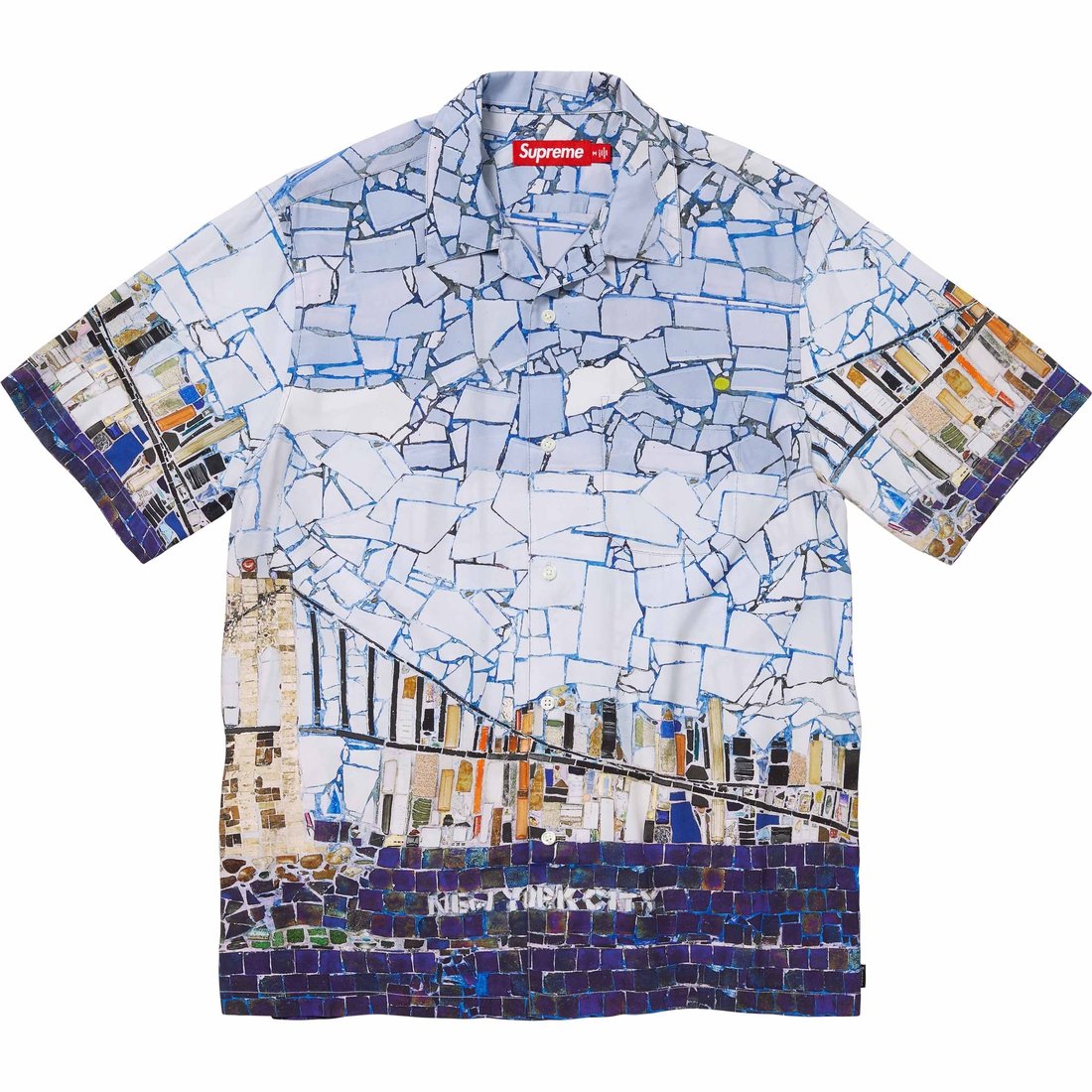 Supreme Mosaic S S Shirt (SS24) - Multicolor - $148