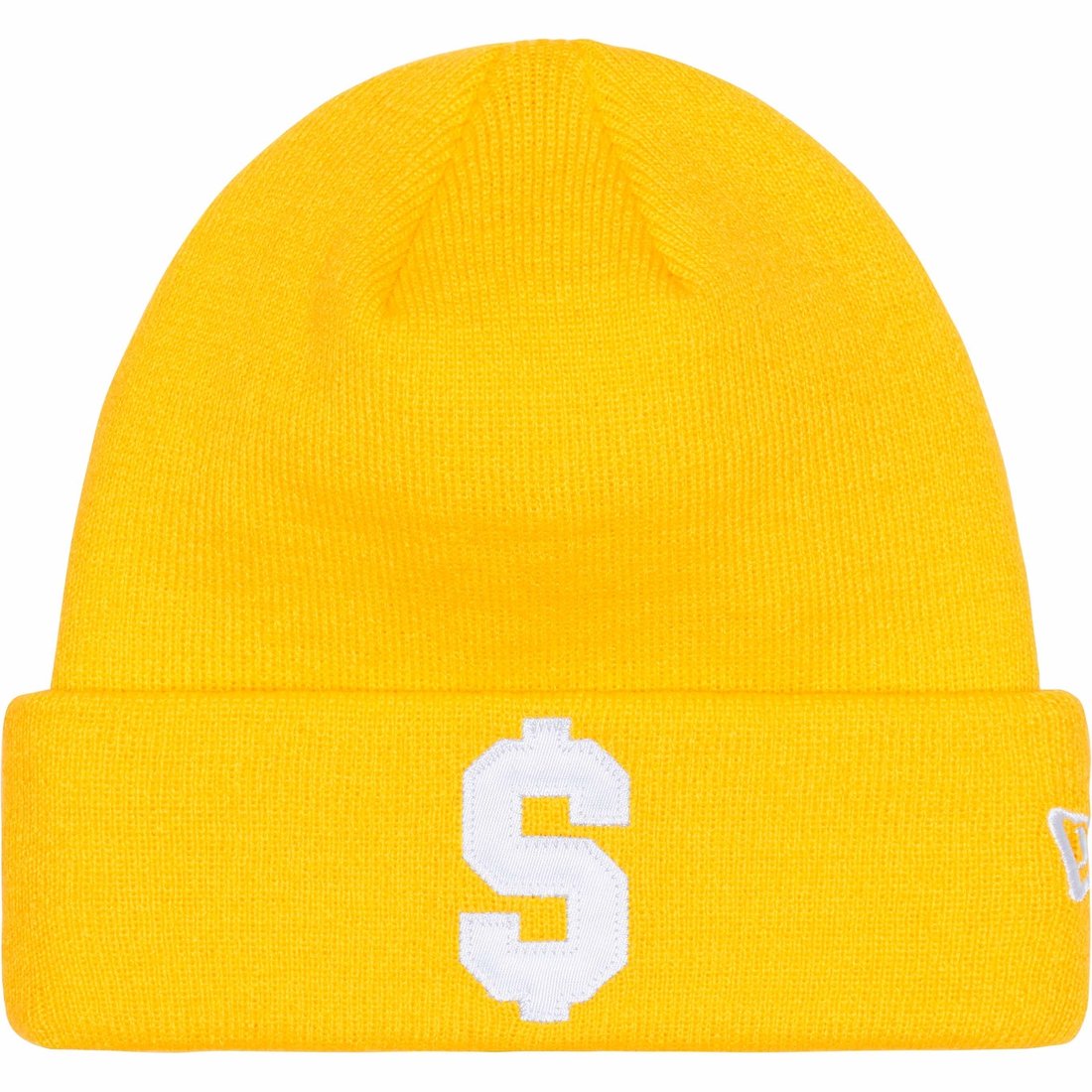 Details on New Era $ Beanie Gold from spring summer
                                                    2024 (Price is $40)