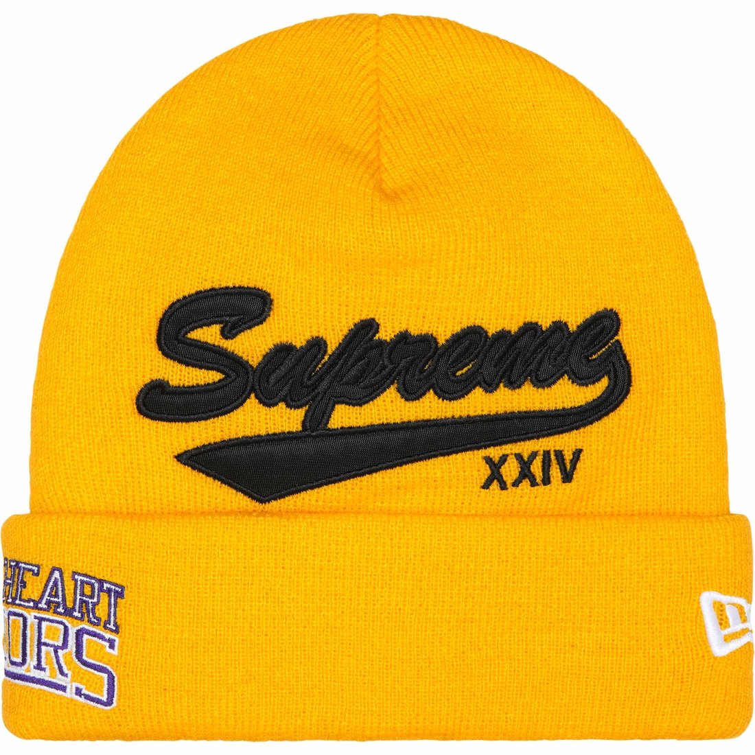 Details on New Era Salvation Beanie Gold from spring summer
                                                    2024 (Price is $40)