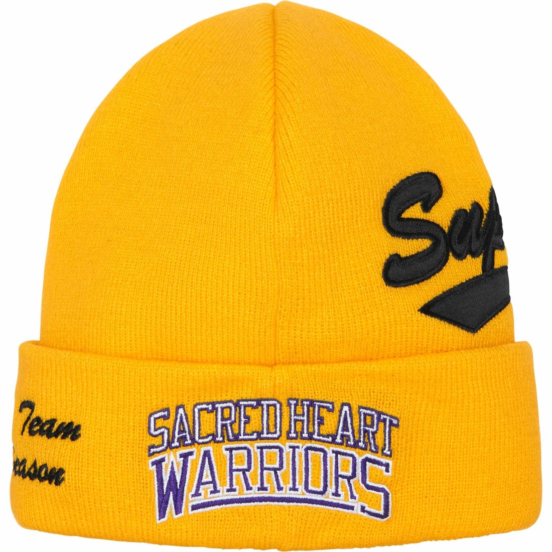 Details on New Era Salvation Beanie Gold from spring summer
                                                    2024 (Price is $40)