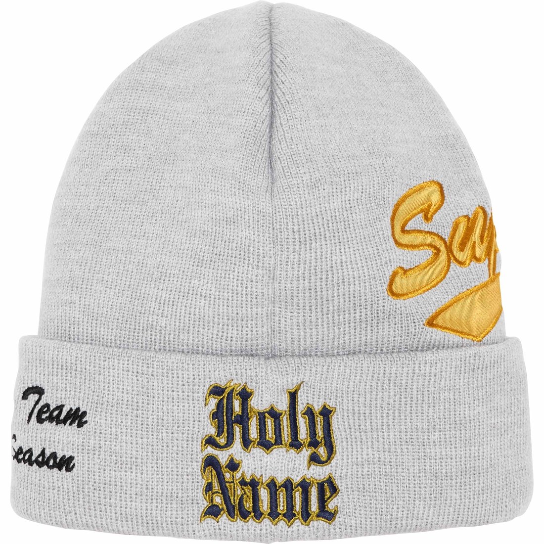 Details on New Era Salvation Beanie Heather Grey from spring summer
                                                    2024 (Price is $40)