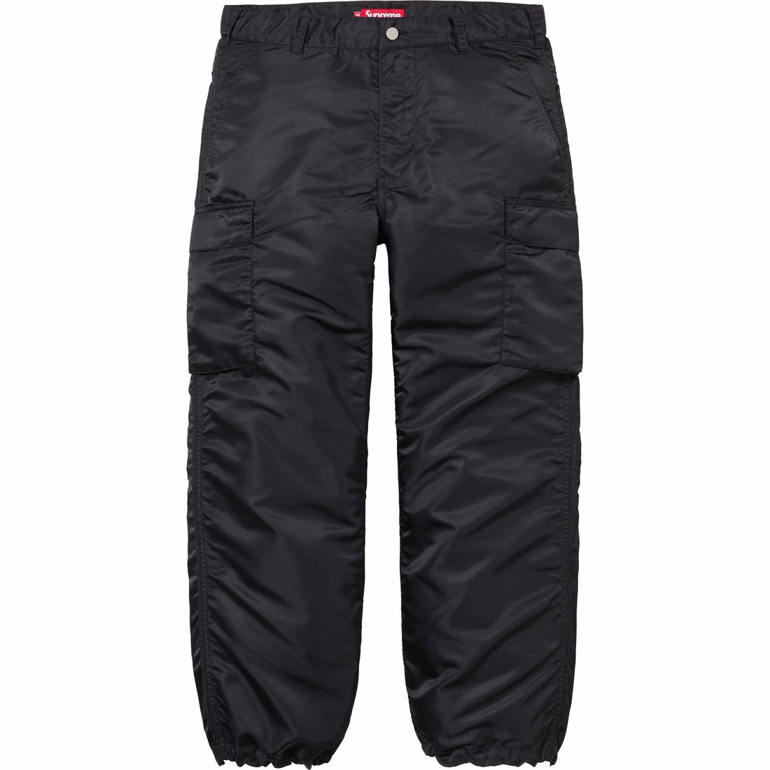 Details on Nylon Cargo Pant Black from spring summer
                                                    2024 (Price is $168)