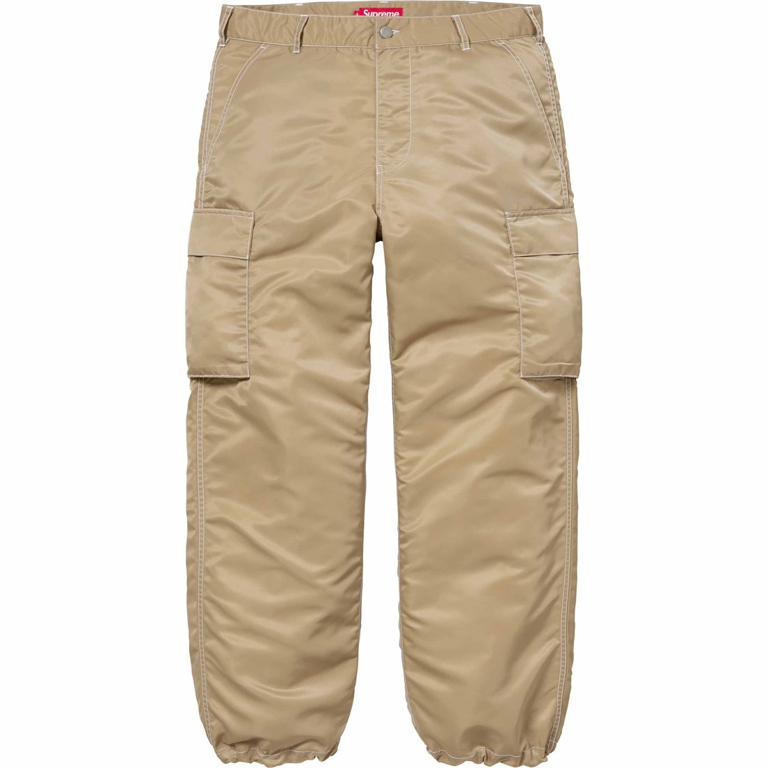 Details on Nylon Cargo Pant Tan from spring summer
                                                    2024 (Price is $168)