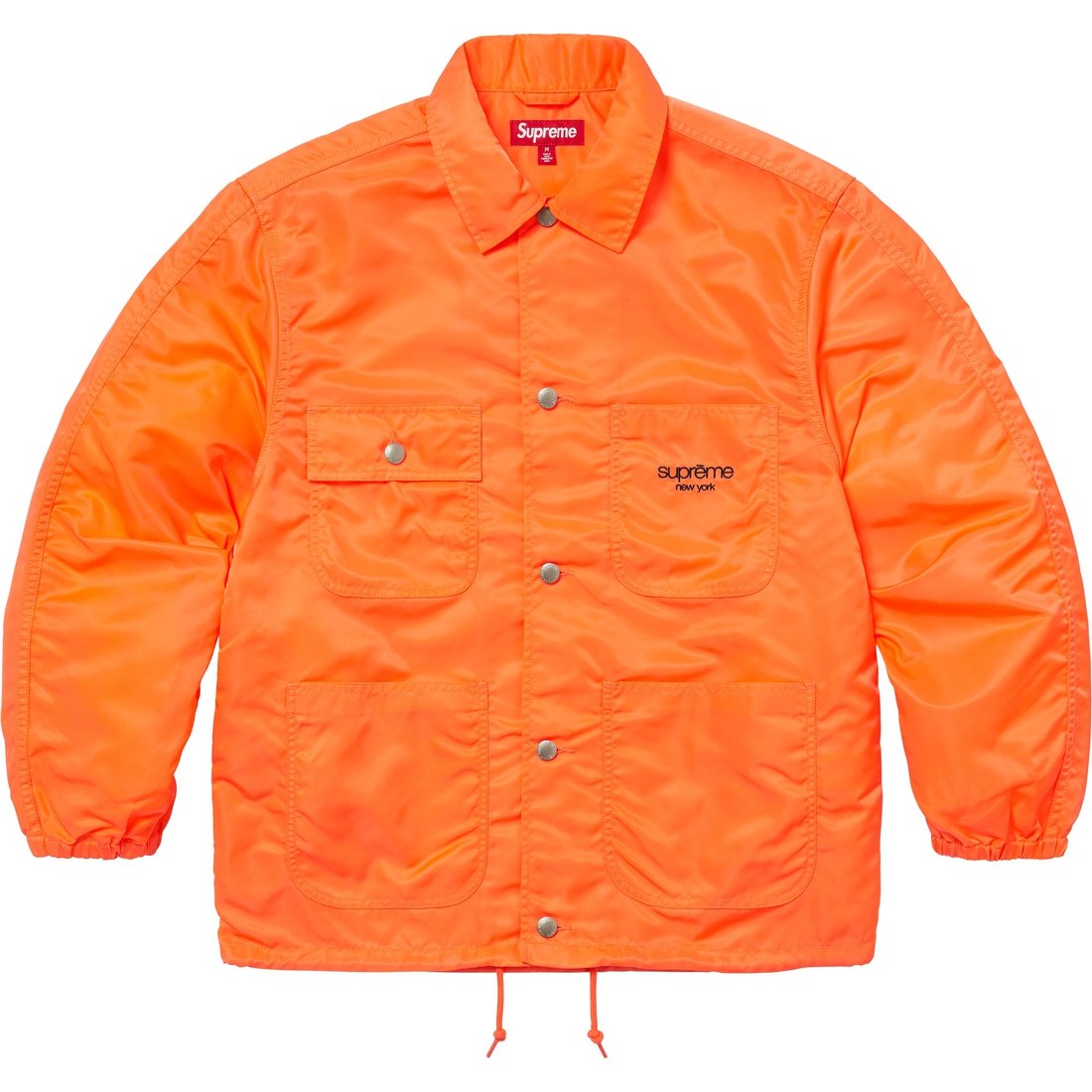 Details on Nylon Chore Coat Orange from spring summer
                                                    2024 (Price is $188)