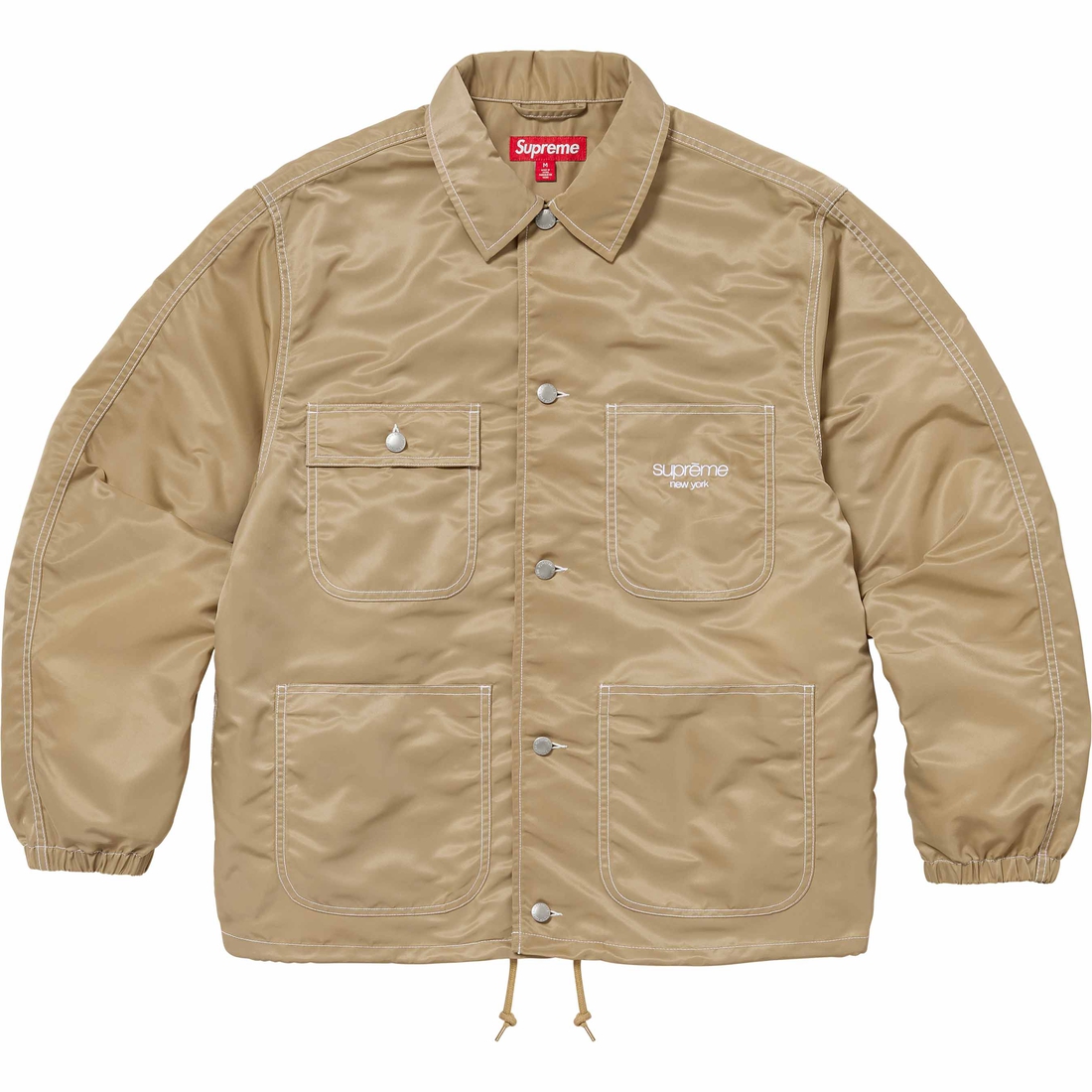 Details on Nylon Chore Coat Tan from spring summer
                                                    2024 (Price is $188)