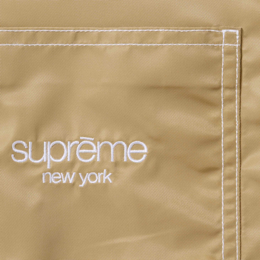 Details on Nylon Chore Coat Tan from spring summer
                                                    2024 (Price is $188)