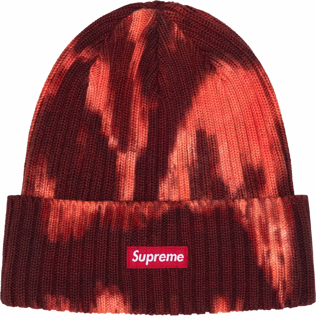 Details on Overdyed Beanie Splatter Red from spring summer
                                                    2024 (Price is $40)