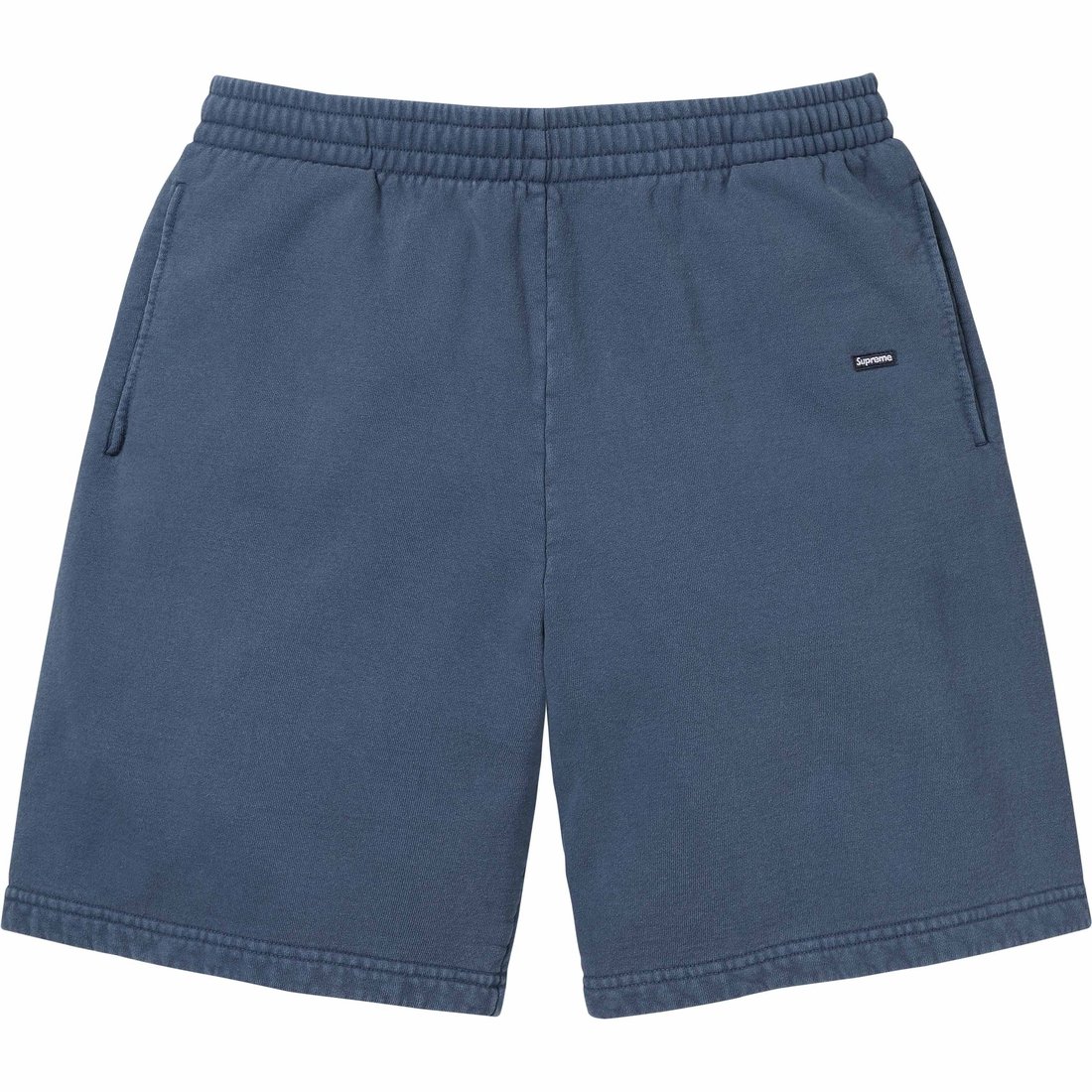 Supreme Overdyed Small Box Sweatshort (SS24) - Dark Slate - $118