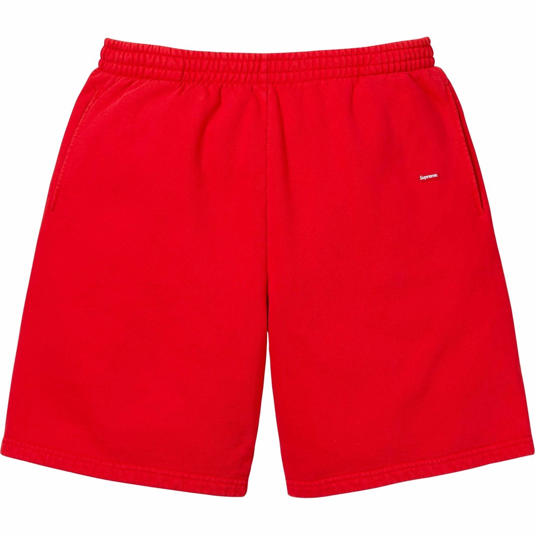 Supreme Overdyed Small Box Sweatshort (SS24) - Red - $118