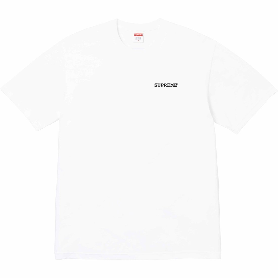 Details on Patchwork Tee White from spring summer
                                                    2024 (Price is $40)