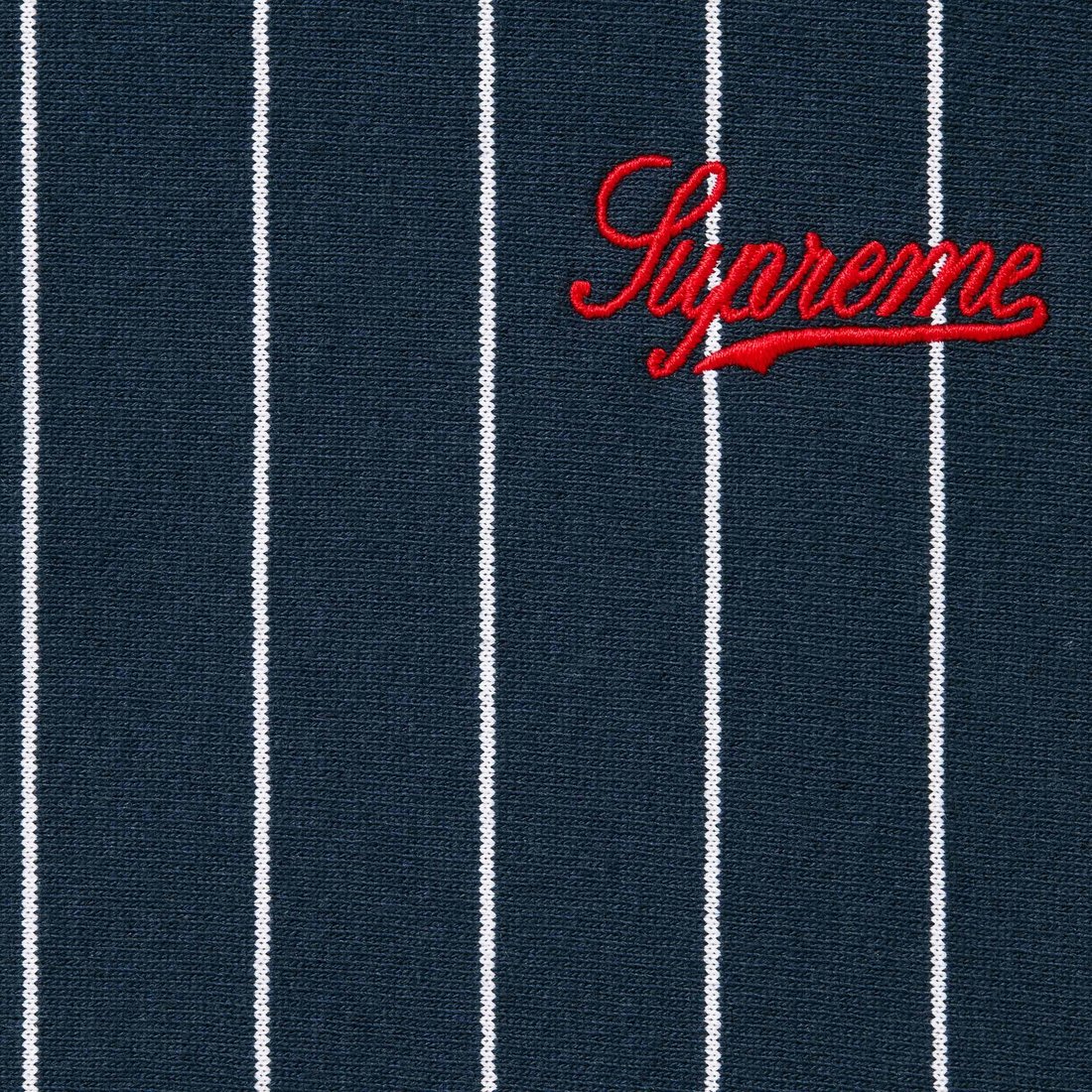 Details on Pinstripe Crewneck Navy from spring summer
                                                    2024 (Price is $148)
